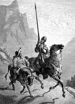 Don Quixote y Sancho Panza