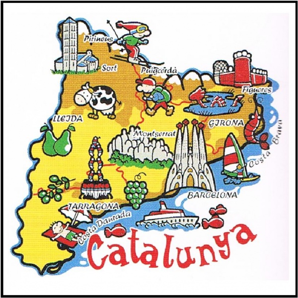 Mapa de Catalunya